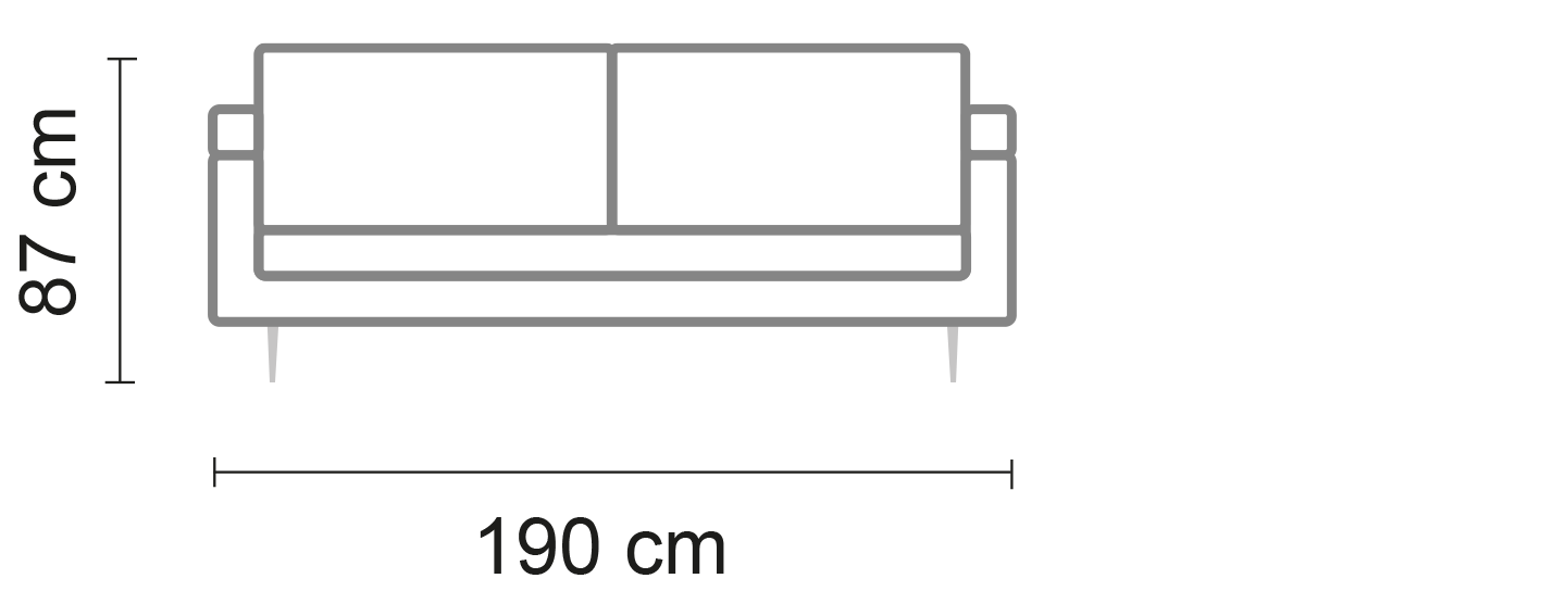 misura fronte alternativa divano alf